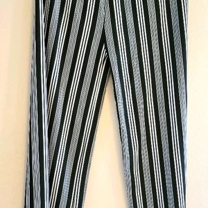 kimberly C palazzo pants black and white